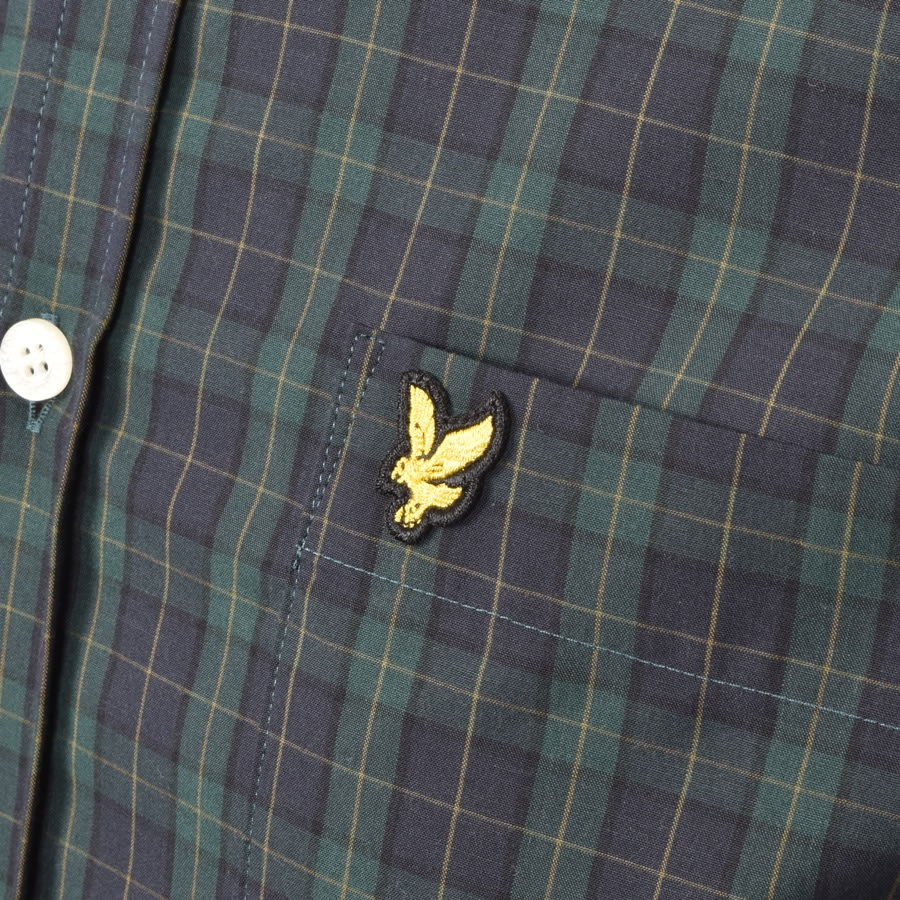 Alternative Image for ProductLyle And Scott Poplin Long Sleeve Shirt Green3